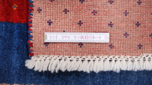 Full view of New Lori rug from Iran / Persia, 130 × 84 cm in Red tones