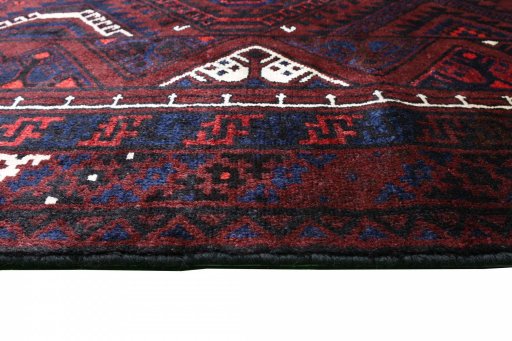 Central medallion detail of 2000s Lori rug from Iran / Persia