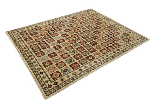 Close-up detail of New Lori rug from Iran / Persia showing Wool weave