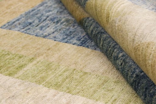 Close-up detail of New Lori rug from Iran / Persia showing Wool weave