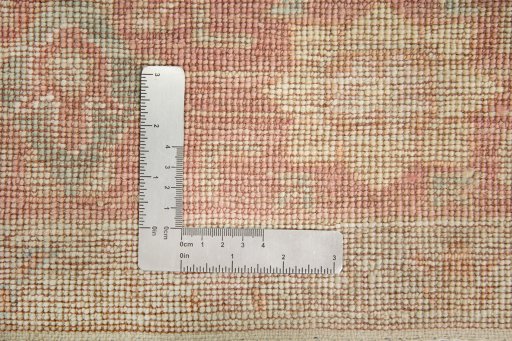 Close-up detail of New Sultanabad rug from Afghanistan showing Wool weave