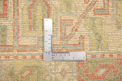 Full view of New Sultanabad rug from Afghanistan, 249 × 176 cm in Multi Color tones