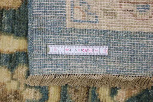 Full view of New Sultanabad rug from Iran / Persia, 345 × 265 cm in Blue tones