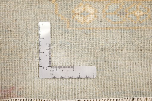 Close-up detail of New Sultanabad rug from Iran / Persia showing Wool weave