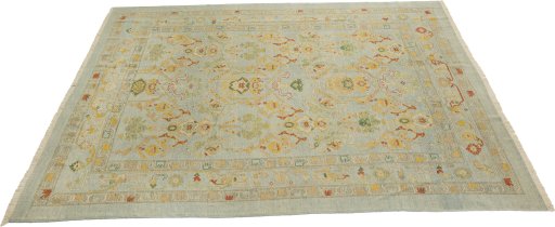 Surface texture of New Sultanabad rug with natural Wool and intricate pattern