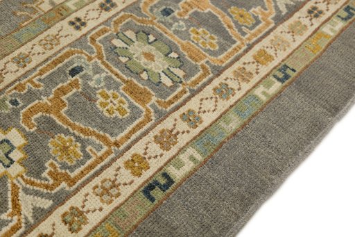 Central medallion detail of New Sultanabad rug from Afghanistan