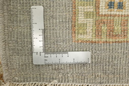 Close-up detail of New Sultanabad rug from Afghanistan showing Wool weave