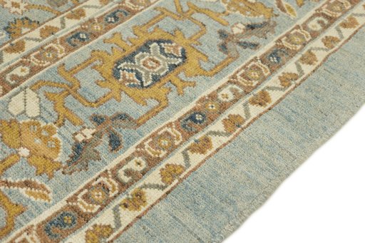 Central medallion detail of New Sultanabad rug from Afghanistan