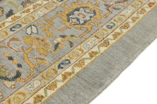 Central medallion detail of New Sultanabad rug from Afghanistan