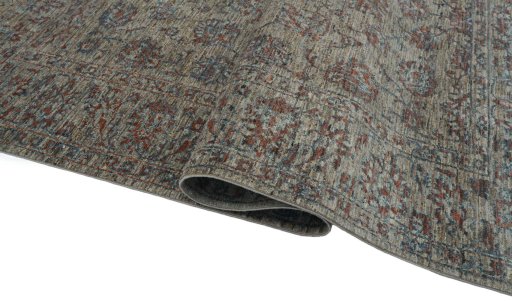 Close-up detail of New Farahan rug from Pakistan showing Wool weave