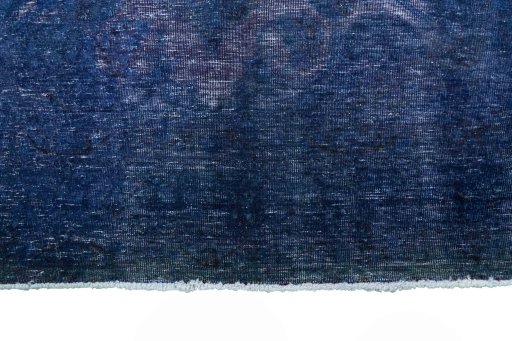 Full view of 1970s Vintage rug from Iran / Persia, 287 × 192 cm in Blue tones