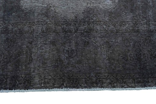 Full view of 1970s Vintage rug from Iran / Persia, 386 × 287 cm in Cream tones