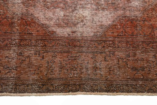 Full view of 1970s Vintage rug from Iran / Persia, 325 × 239 cm in Yellow tones