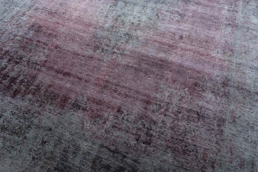 Close-up detail of 1970s Vintage rug from Iran / Persia showing Wool weave