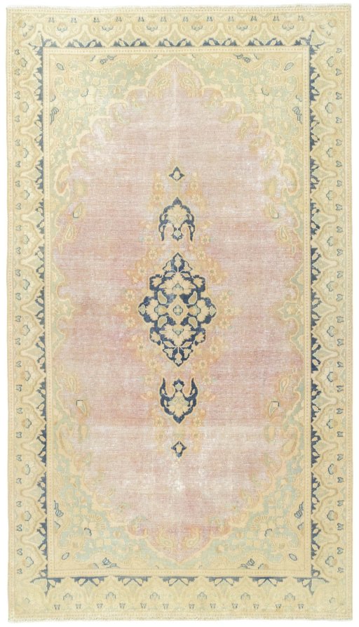 Full view of 1970s Vintage rug from Iran / Persia, 207 × 117 cm in Red tones