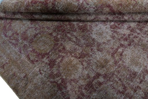 Full view of 1970s Vintage rug from Pakistan, 274 × 194 cm in Red tones