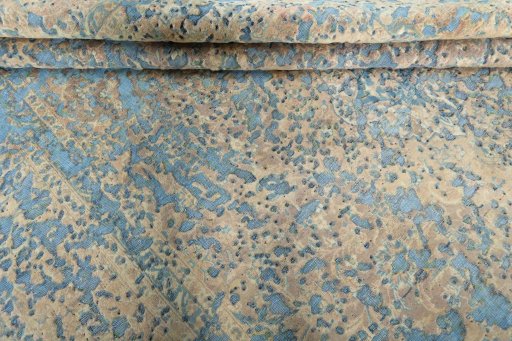 Full view of 1970s Vintage rug from Pakistan, 350 × 233 cm in Blue tones