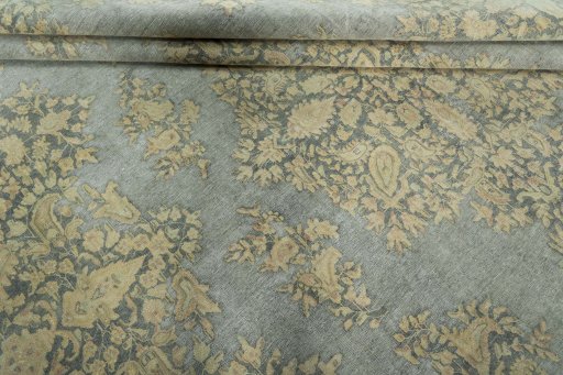 Close-up detail of 1970s Vintage rug from Pakistan showing Wool weave