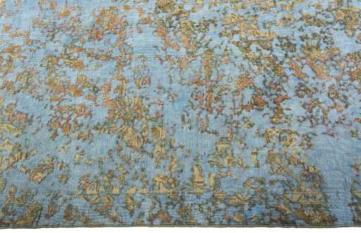 Close-up detail of 1950s Vintage rug from Pakistan showing Wool weave