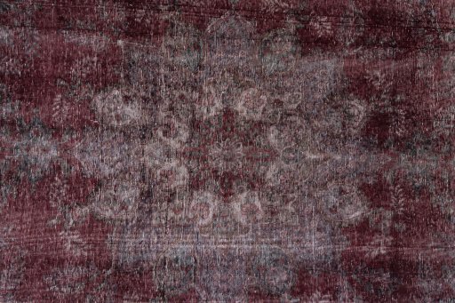 Full view of 1950s Vintage rug from Iran / Persia, 387 × 297 cm in Red tones