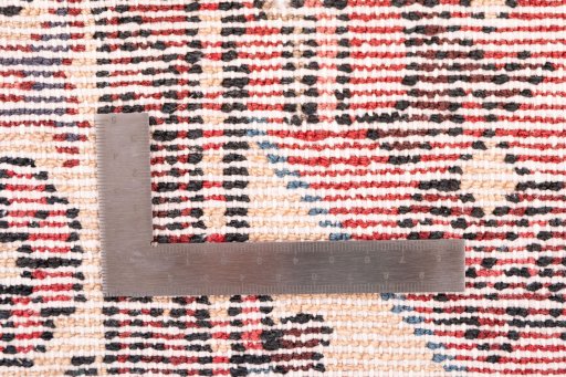 Full view of 1950s Vintage rug from Iran / Persia, 295 × 75 cm in Multi Color tones