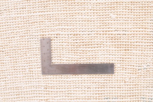 Corner detail of 1972s Vintage rug showing border pattern and Wool pile