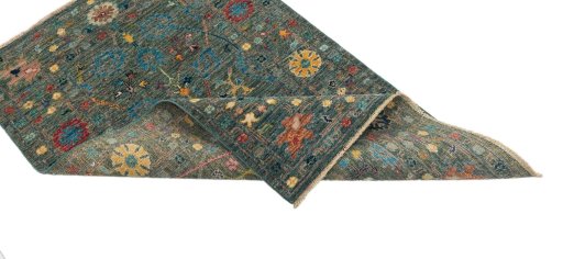Central medallion detail of New Farahan rug from Pakistan
