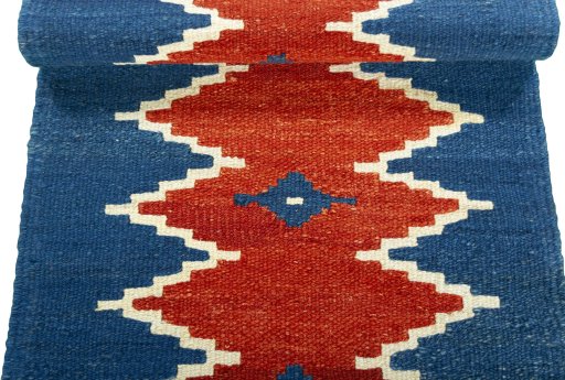 Full view of New Modern Design rug from Turkey, 184 × 52 cm in Multi Color tones