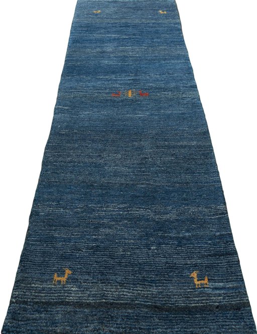 Surface texture of New Persian Gabbeh rug with natural Wool and intricate pattern