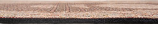 Close-up detail of New Tabriz Silk rug from Iran / Persia showing Wool weave