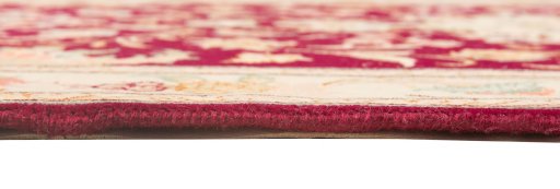Surface texture of New Tabriz Silk rug with natural Wool and intricate pattern