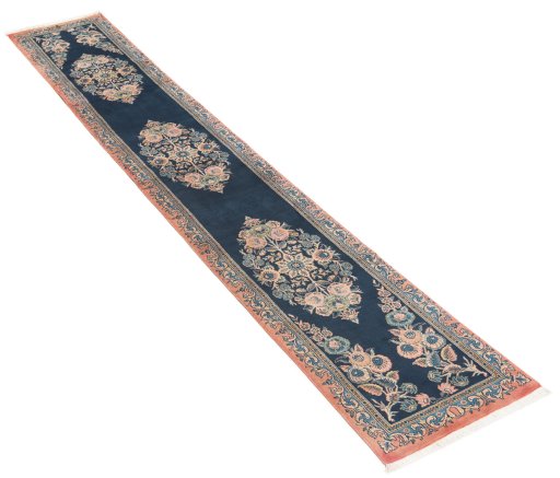 Surface texture of New Tabriz Silk rug with natural Wool and intricate pattern
