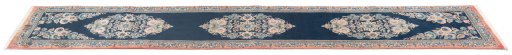 Central medallion detail of New Tabriz Silk rug from Iran / Persia