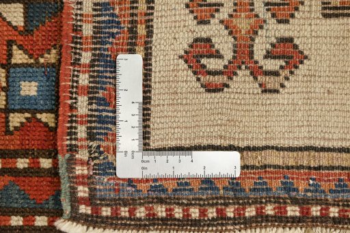 Full view of 1900s Kazak rug from Armenia, 260 × 182 cm in Blue tones