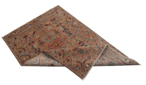 Central medallion detail of New Kazak rug from Pakistan