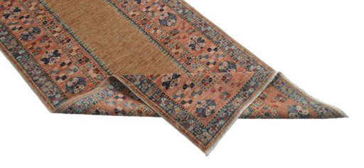 Central medallion detail of New Kazak rug from Pakistan