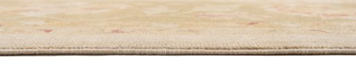 Full view of New Oushak rug from Turkey, 400 × 320 cm in Beige tones