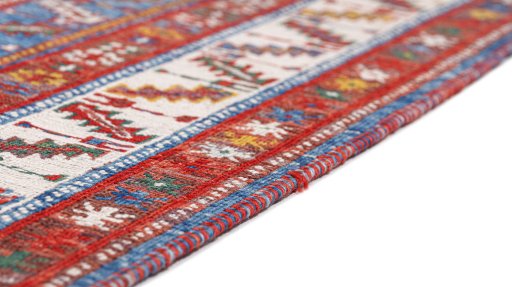 Central medallion detail of New Sumakh rug from Iran / Persia