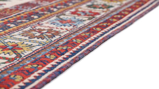 Central medallion detail of New Sumakh rug from Iran / Persia