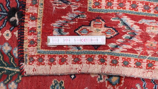 Full view of New Sumakh rug from Iran / Persia, 203 × 160 cm in Red tones