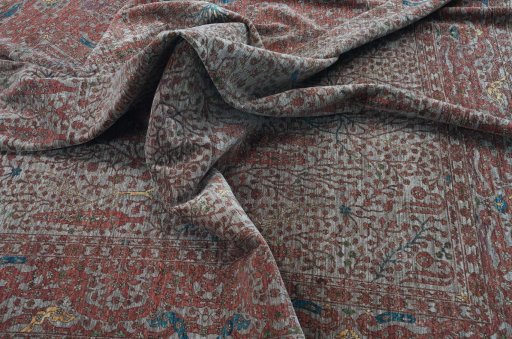 Full view of New Haj-jalili rug from Pakistan, 303 × 250 cm in Red tones