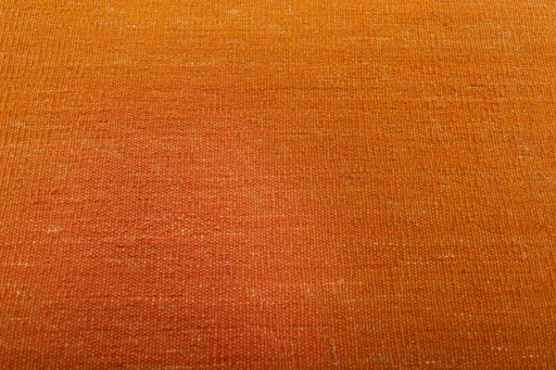 Backside of handmade New Kilim Sofre rug showing knot structure and weave density