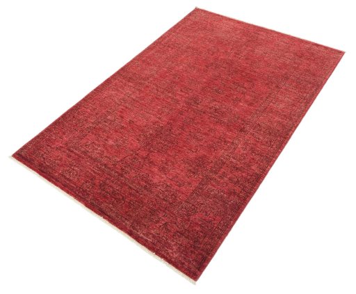 Close-up detail of New Farahan rug from Pakistan showing Wool weave