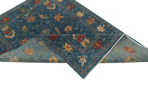 Central medallion detail of New Farahan rug from Pakistan