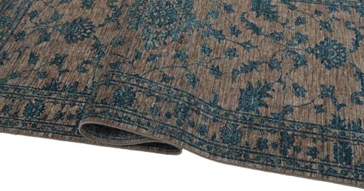 Close-up detail of New Farahan rug from Pakistan showing Wool weave