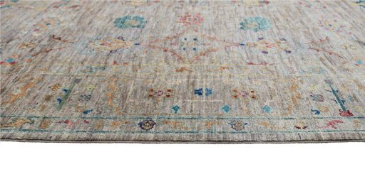 Close-up detail of New Farahan rug from Pakistan showing Wool weave