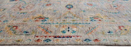 Close-up detail of New Farahan rug from Pakistan showing Wool weave