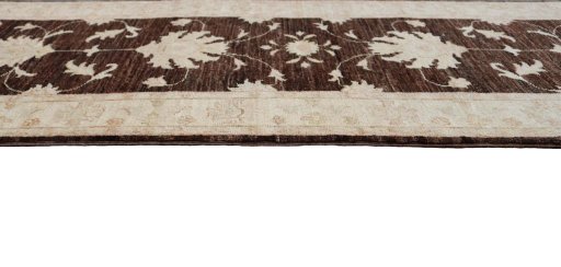 Close-up detail of New Farahan rug from Pakistan showing Wool weave