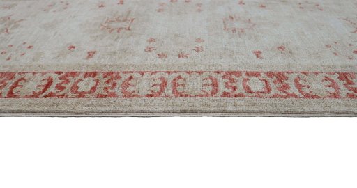 Close-up detail of New Farahan rug from Pakistan showing Wool weave