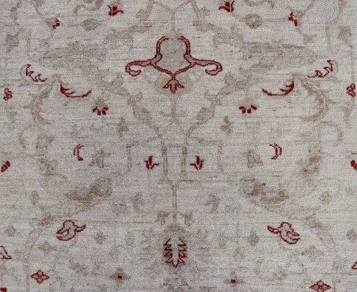 Central medallion detail of New Farahan rug from Pakistan